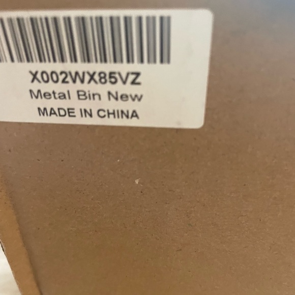 Black Metal Wire Basket Storage Set of 3 - Stylish & Functional - Picture 3 of 4